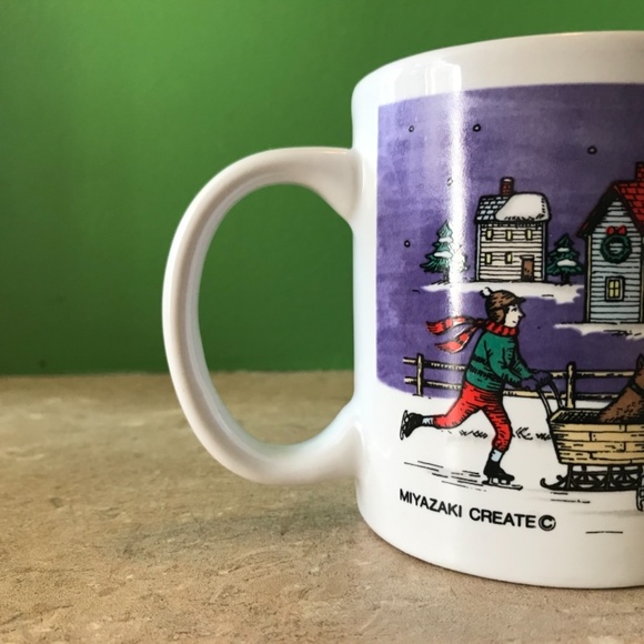 Set of 2 Christmas Mugs - Vintage - Picture 3 of 10